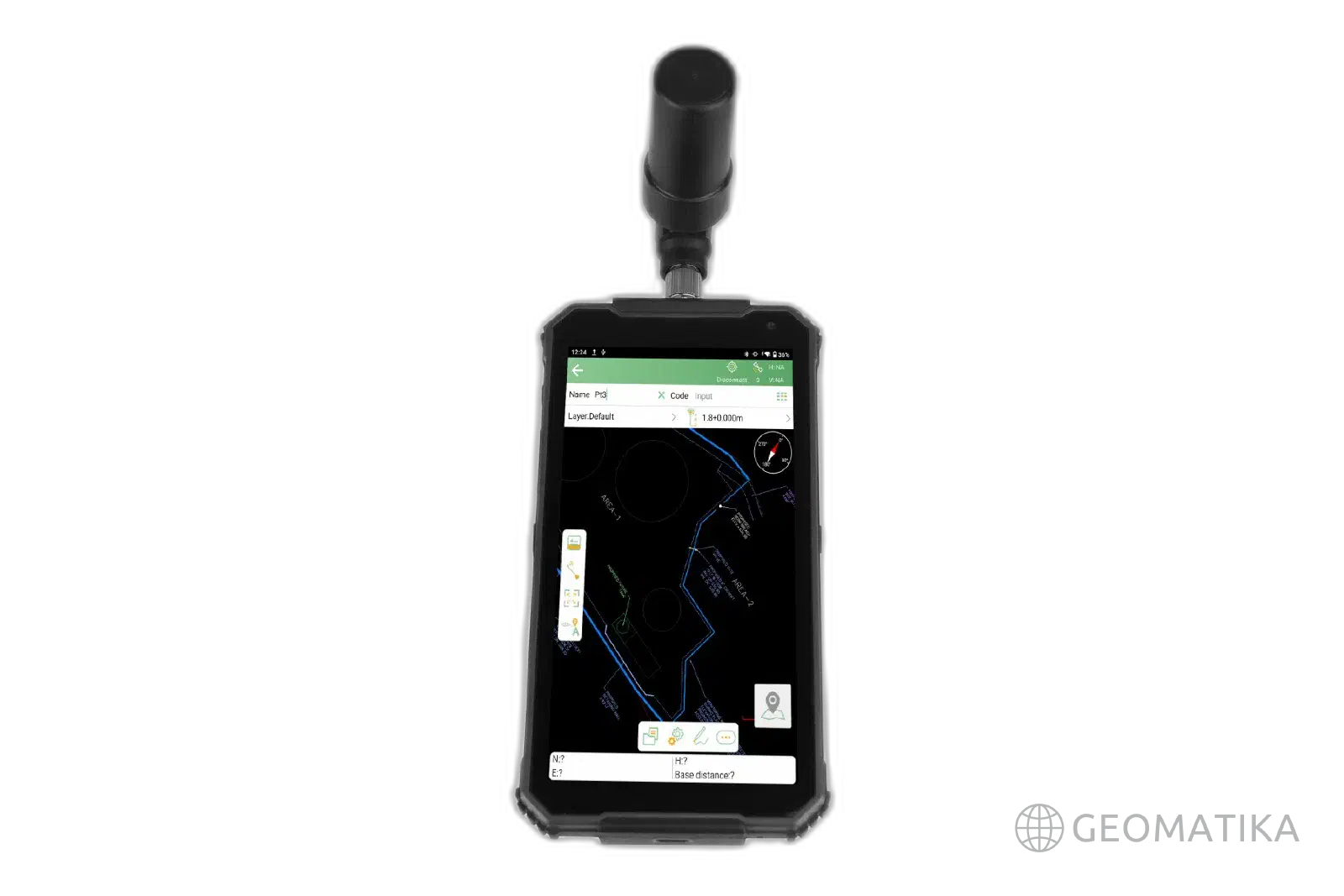 HT6 Kézi GNSS vevő